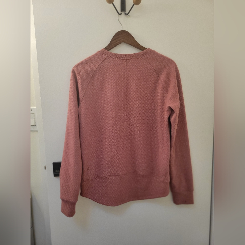 Lululemon Catch A Moment Crew Neck Sweater Size 6 Dusty Rose / Pink - Picture 5 of 6